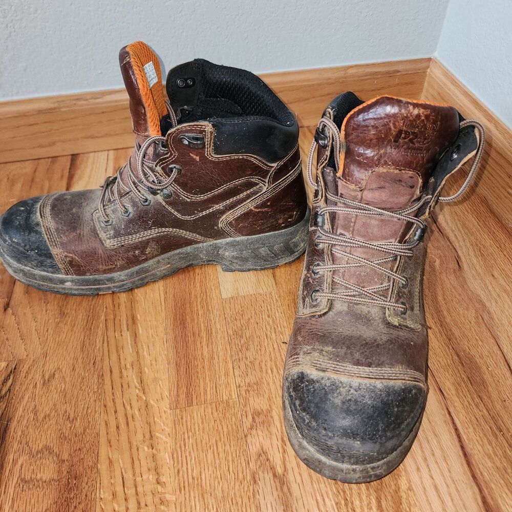 Timberland Pro Men's Helix Composite Leather Safety Boots Size 10.5M - Picture 10 of 11